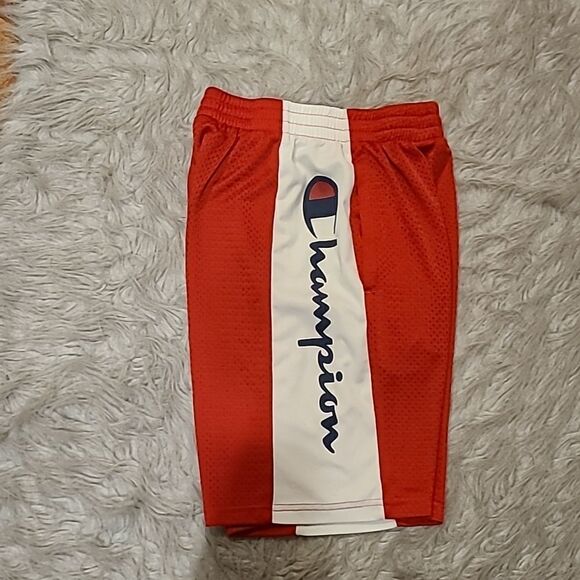 Champion boys red, white and blue athletic‎ polyester shorts size large - Picture 3 of 5